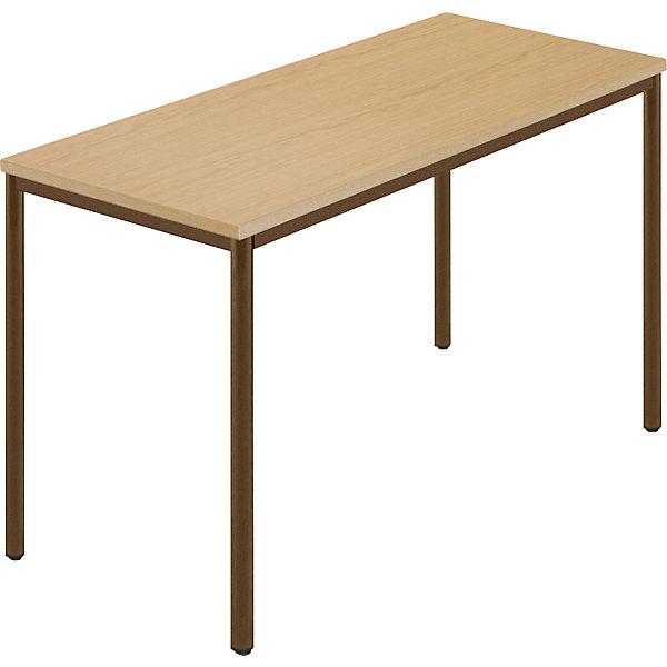 Produktbild kaiserkraft Rechtecktisch, Rundrohr kunststoffbeschichtet (1200 x 600 x 740 mm)