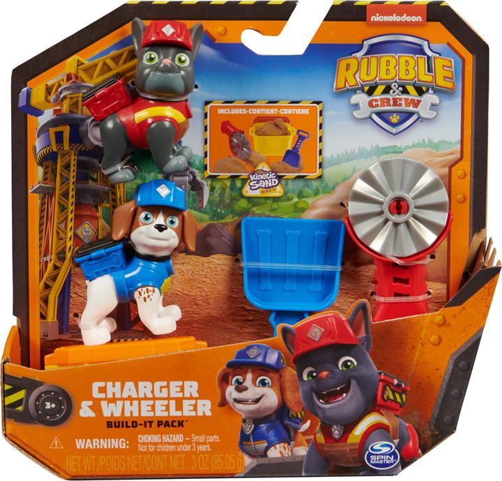 Produktbild Spin Master Rubble & Crew - Actionfiguren-Set mit Charger & Wheeler