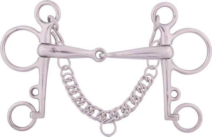 Produktbild BR Equestrian Equipment Pelham für Pferd einfach gebrochen aus massivem Edelstahl