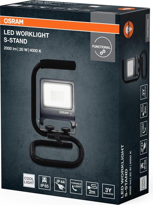 Image du produit Osram LED Aussen-Strahler WORKLIGHTS S-STAND 20W 840 Neutralweiss 4099854572050