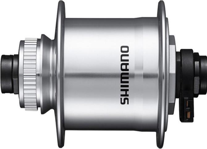 Shimano Naafdynamo DH-UR705 100 mm Centre-Lock 36-gaats 6V/3.0W 12 mm zilver (Centre Lock schijfrem)