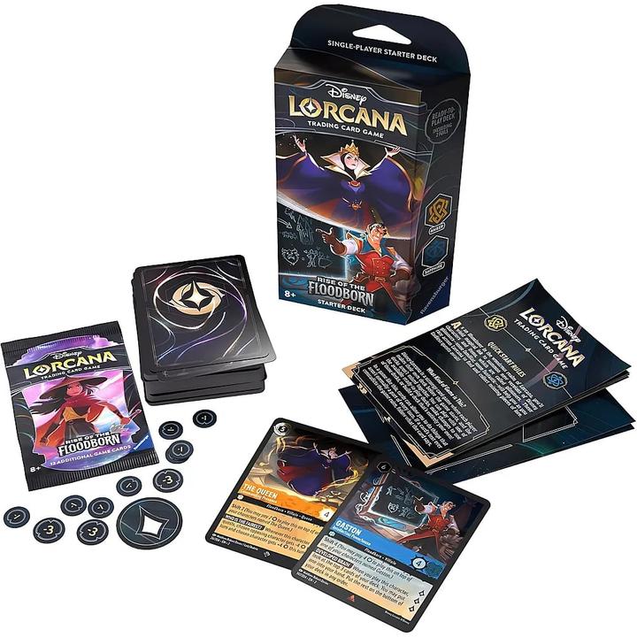 Actual product image Disney Lorcana - Rise of the Floodborn: Starter Decks (Amber / Sapphire) (English, Deck)