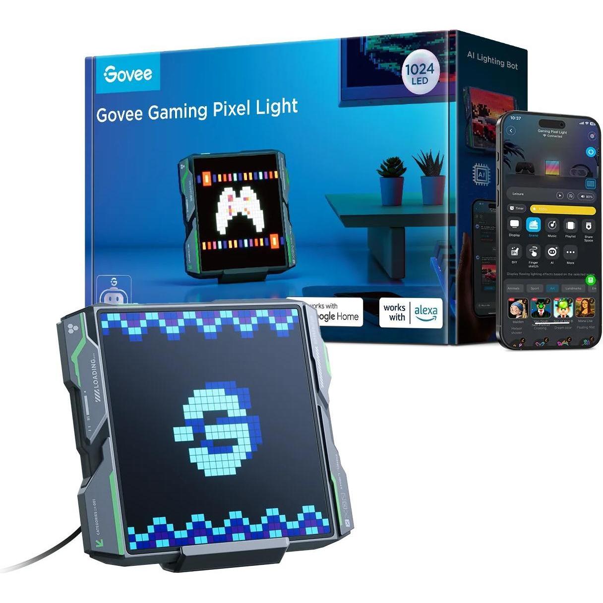 Govee, Lampada da tavolo, Luce pixel da gioco