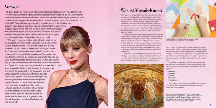 Actual product image Tribute Edition Taylor Swift - Mosaic sticker book