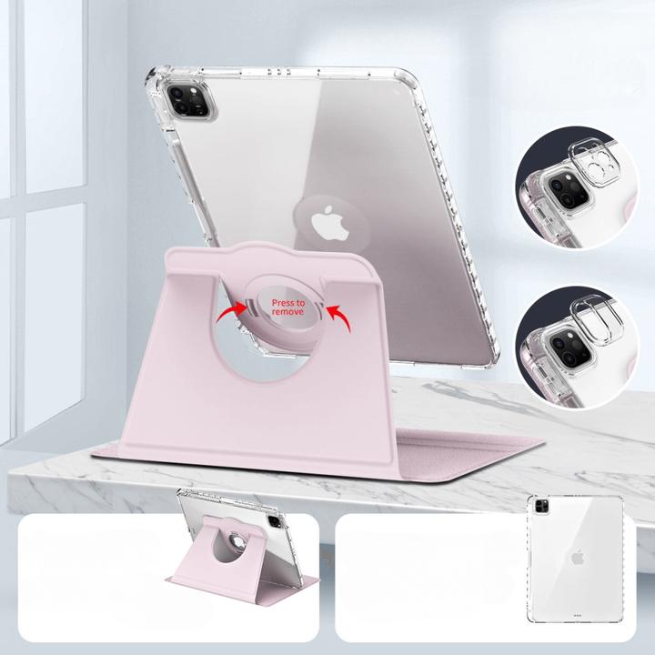 Immagine prodotto Cover-Discount iPad Pro 13 2024 - Cover ruotabile 2in1 con retro + coperchio (iPad Pro 13 2024 (M4))