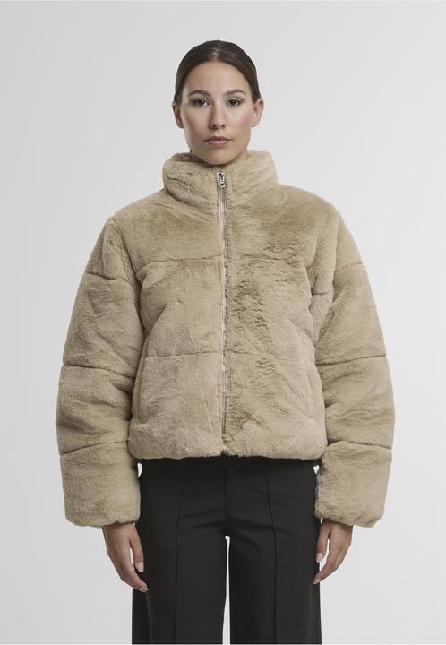 Produktbild Urban Classics Damen Winterjacke Kurz Kunstpelz Daunenjacke (XL)