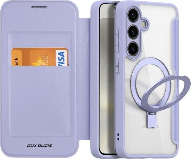 Actual product image Dux Ducis Skin X Pro case with magnetic ring/stand+ - Purple (Samsung Galaxy S24+)