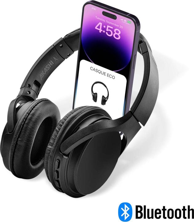 Immagine prodotto Akashi Cuffie Bluetooth (15 h, Senza fili)