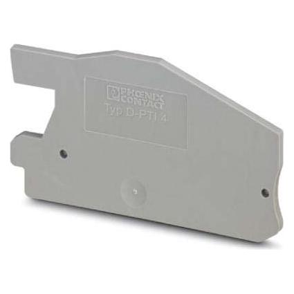 Phoenix Contact Abschlussdeckel 1016697 D-PTI 4 Inhalt: 50 St., Elektronikkabel + Stecker, Grau