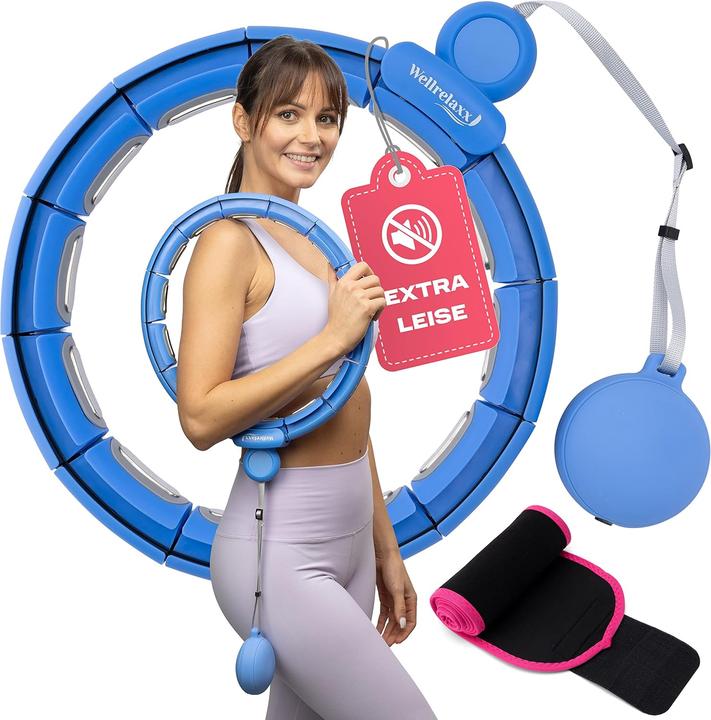 Actual product image Wellrelaxx Smart Hula Hoop mit Gewichtskugel (113 cm)
