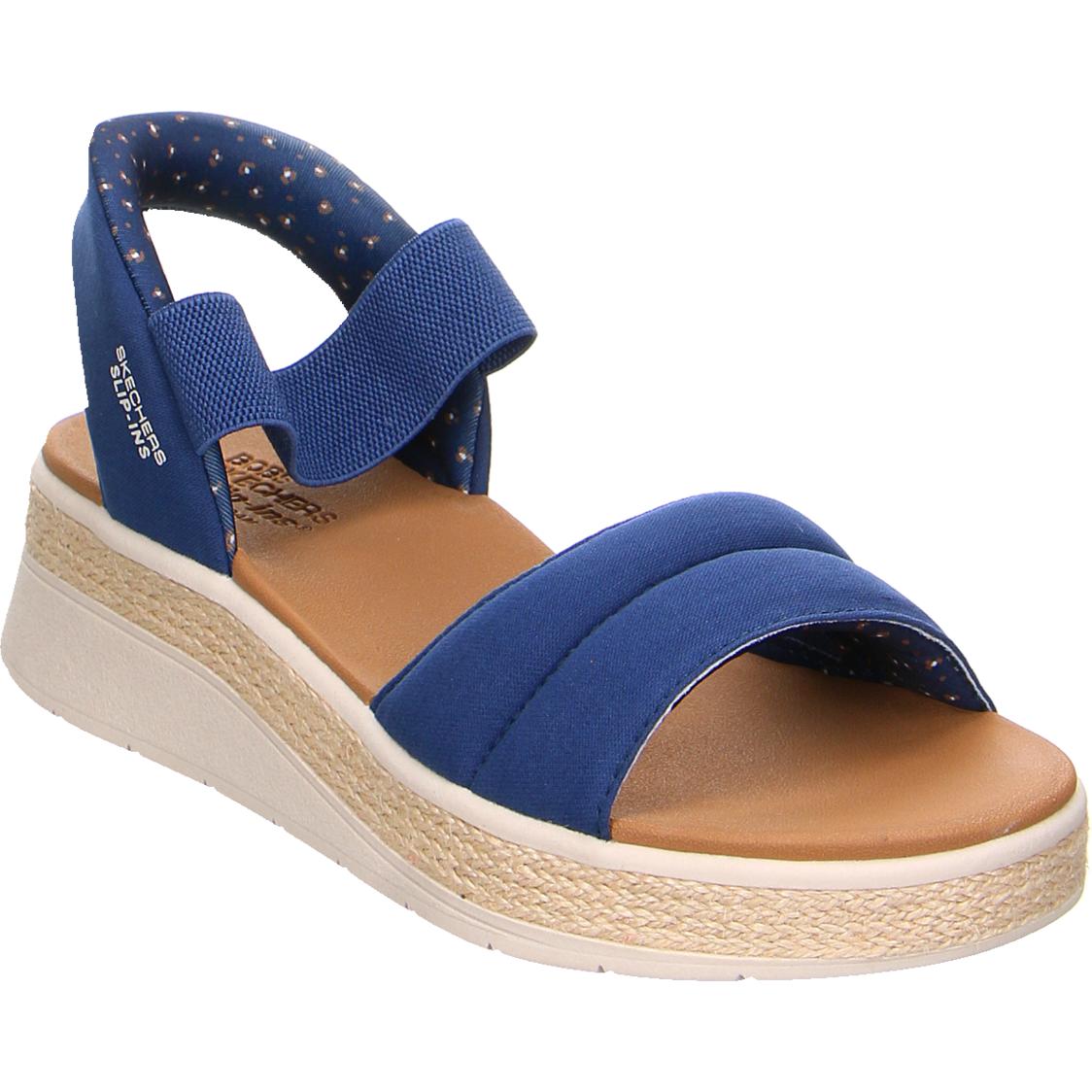 Skechers, Donne, Sandali + Ciabatte, Bobs Sun Ray - Dames Sandalen - Navy, Blu, (37)