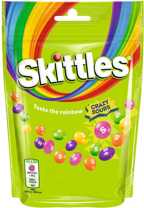 Immagine prodotto Skittles Caramelle gommose Crazy Sours (1 pz., 136 g)