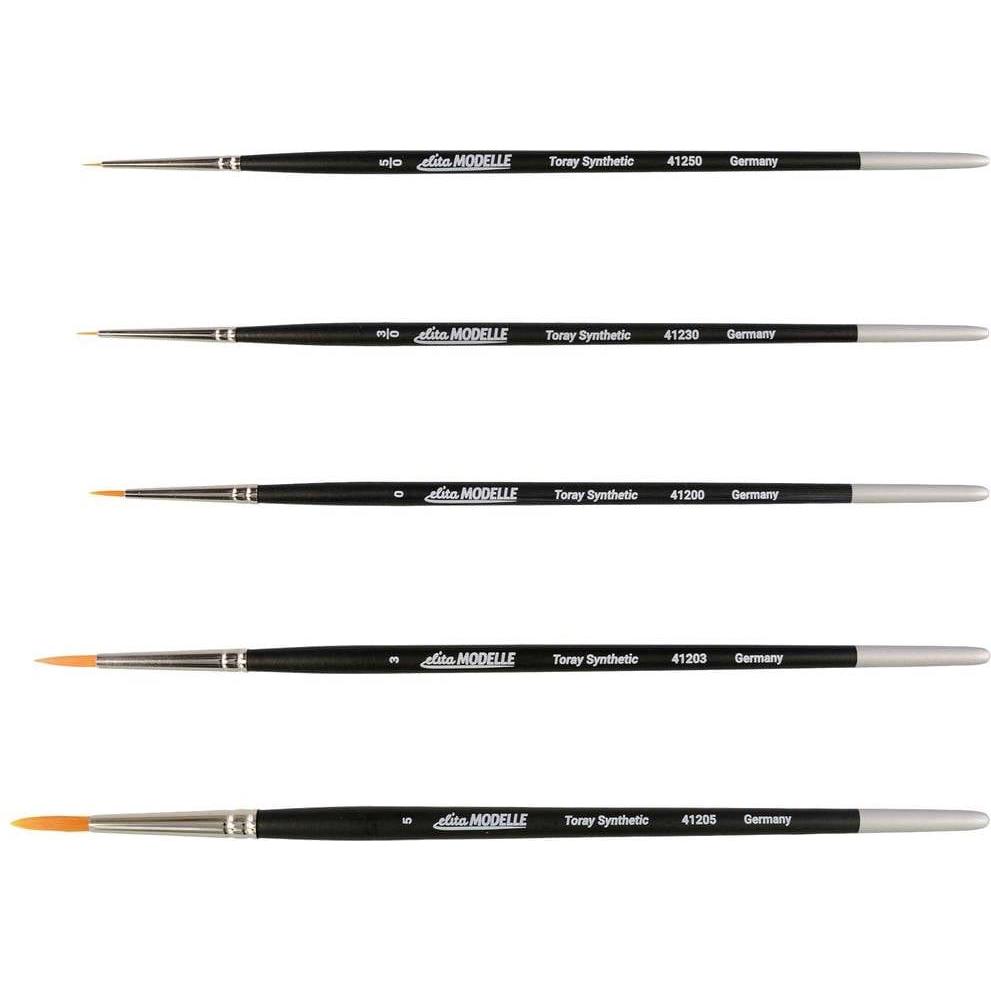 Thumbnail - Elita, Pinsel, Pinsel-Set Toray 5teilig (5 mm)