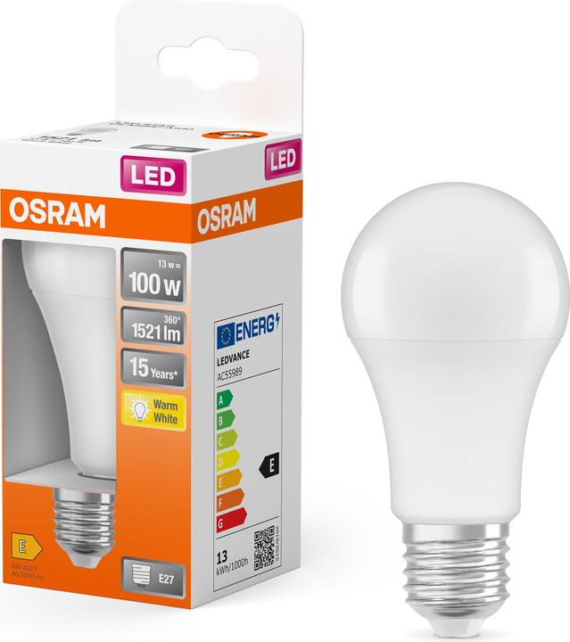 Productafbeelding Osram LED Monochroom (E27, 14 W, 1521 lm, 1 x, F)