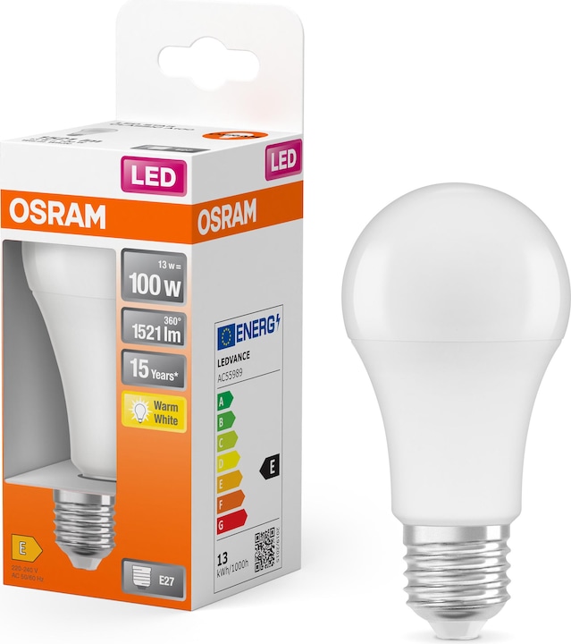 Immagine prodotto Osram LED monocromatico (E27, 14 W, 1521 lm, 1 x, F)