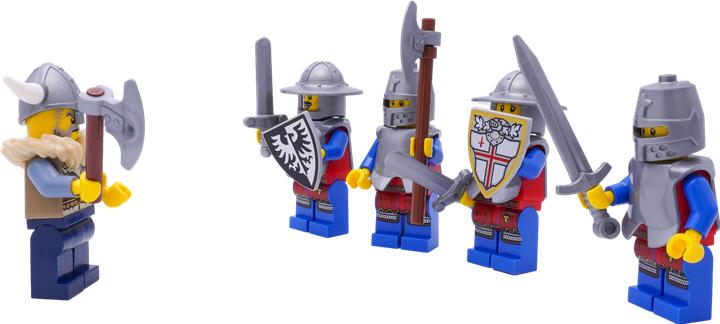Actual product image LEGO Mittelalter-Set Set 1 Wikinger und 4 Ritter - NEU! Menge 5x