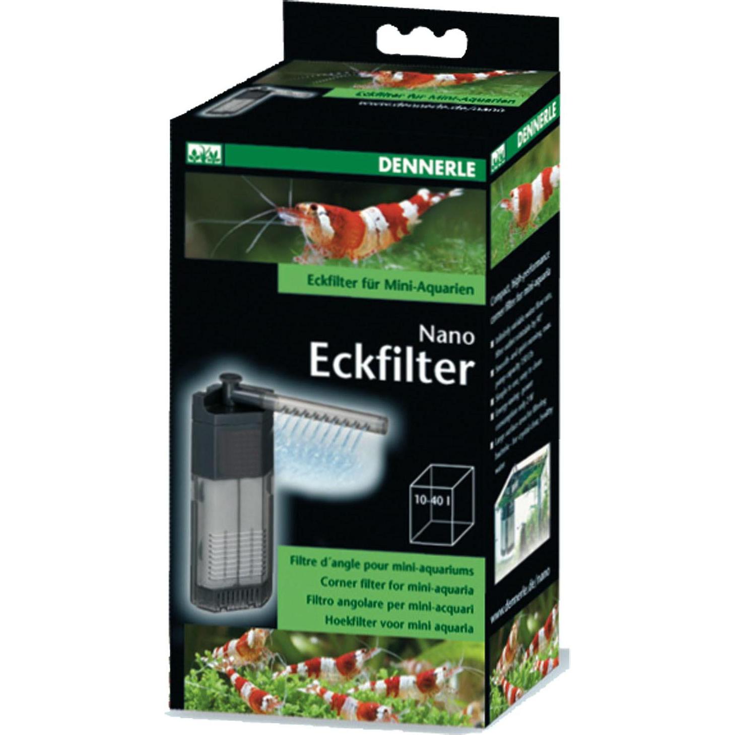 Dennerle Nano Eckfilter (40 l, Innenfilter, Süsswasser), Aquarium Filter