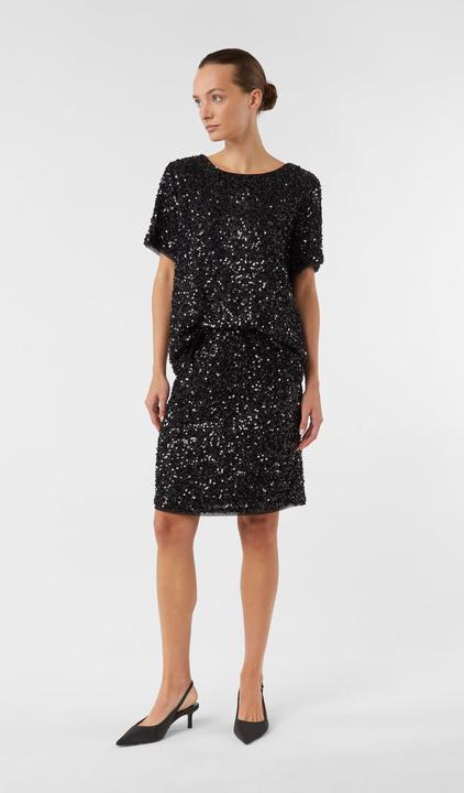 Immagine prodotto Comma Bluse Elegantes Shirt mit Allover-Pailletten (32)