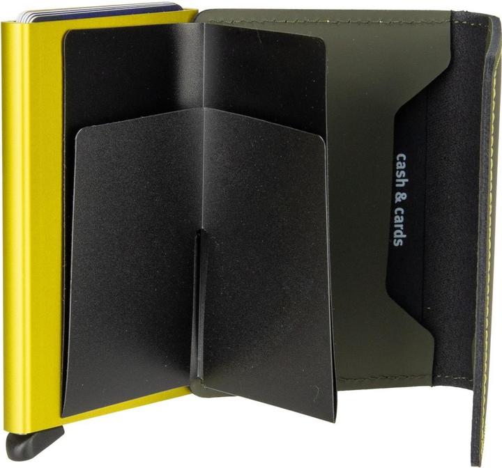 Actual product image Secrid Slimwallet Matte Green & Lime