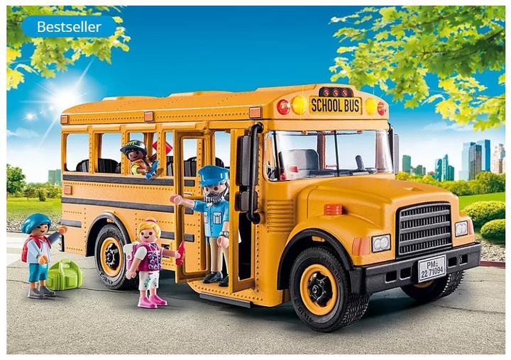Produktbild Playmobil Amerikanischer Schulbus (70983, Playmobil City Life)