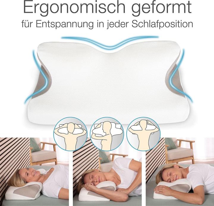 Image du produit Bestschlaf Nackenstützkissen Visco (32 x 13 x 60 cm)