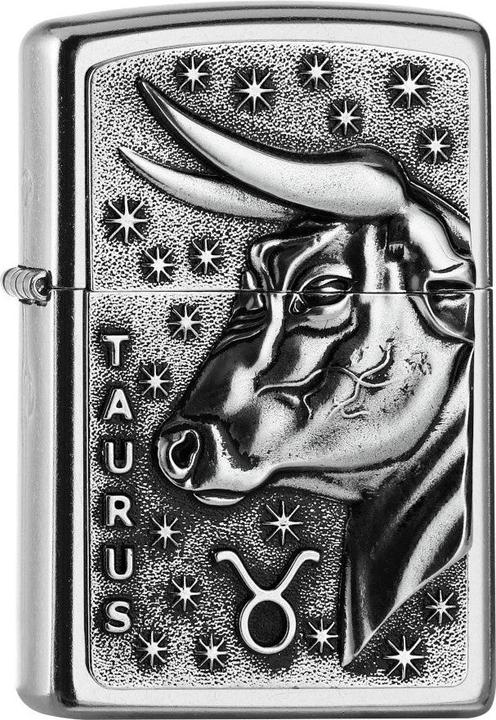 Zippo Neu Sternzeichen Stier Emblem