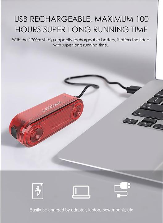 Immagine prodotto Mobygo Luce posteriore Gaciron W12BR (60 lm, 60 lm)