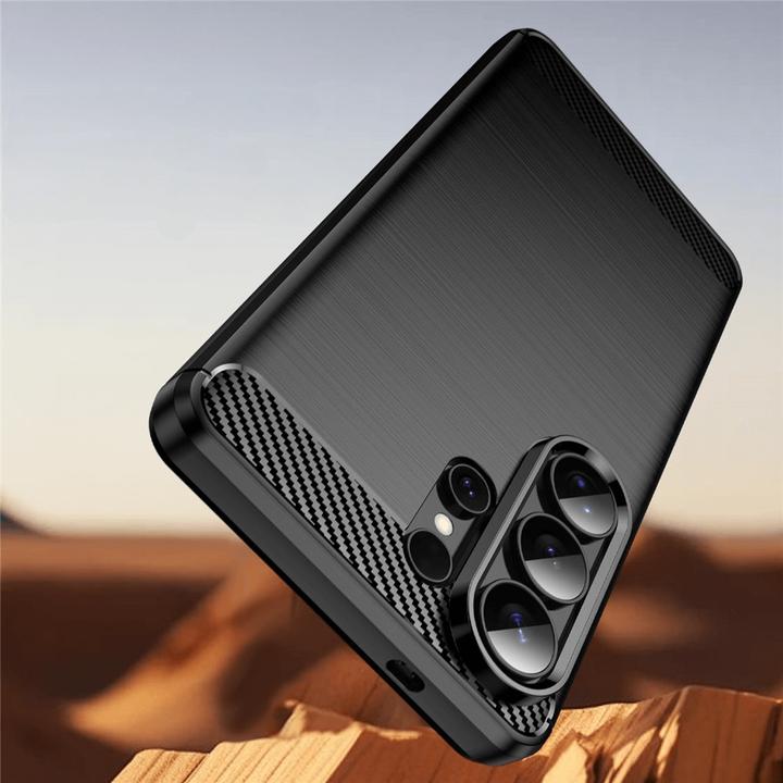 Produktbild Cover-Discount Galaxy S26 Ultra - Metall Carbon Look Hülle (Samsung Galaxy S26 Ultra)