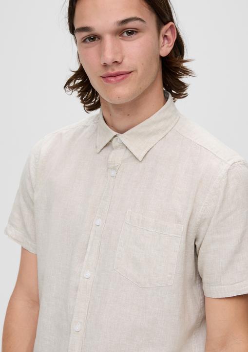 Immagine prodotto s.Oliver Hemd Slim: Hemd aus Leinenmix (L)