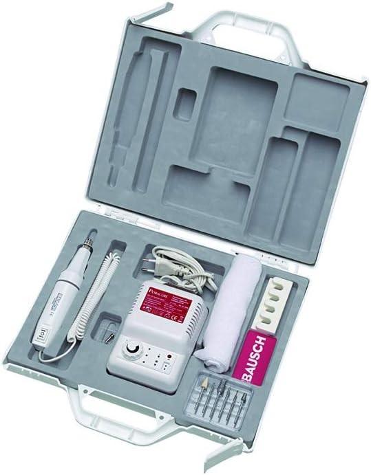 Actual product image Peter Bausch Professional Manicure Pedicure Set with Lock Screw, Reverse Function, 12 Attachments