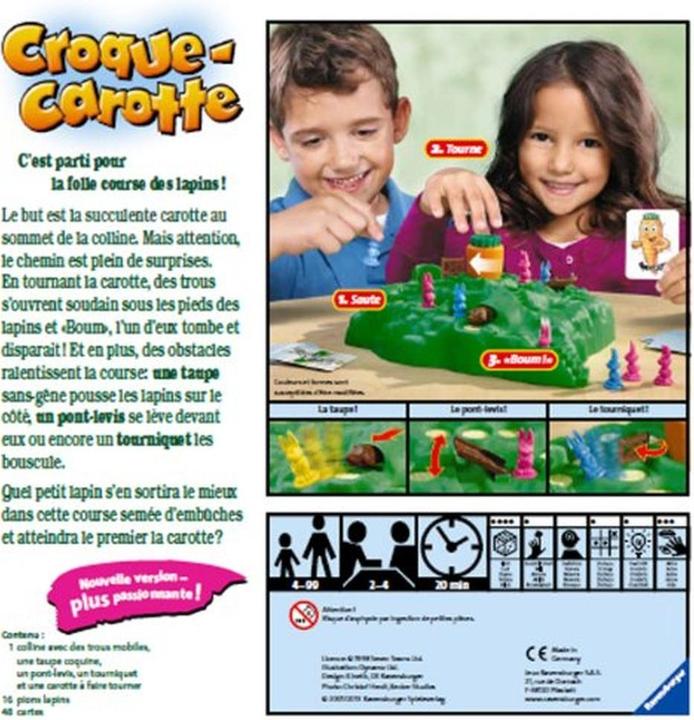 Immagine prodotto Ravensburger Croque-Carrotte (Francese, 2 - 4 Giocatori)