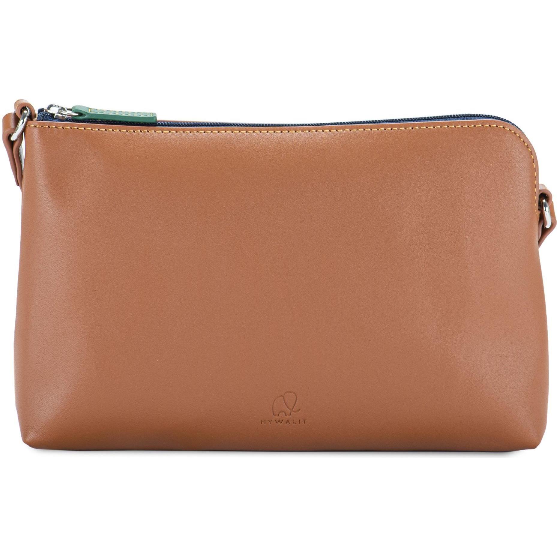 Mywalit, Handtasche, Umhängetasche Leder 22 cm, Braun