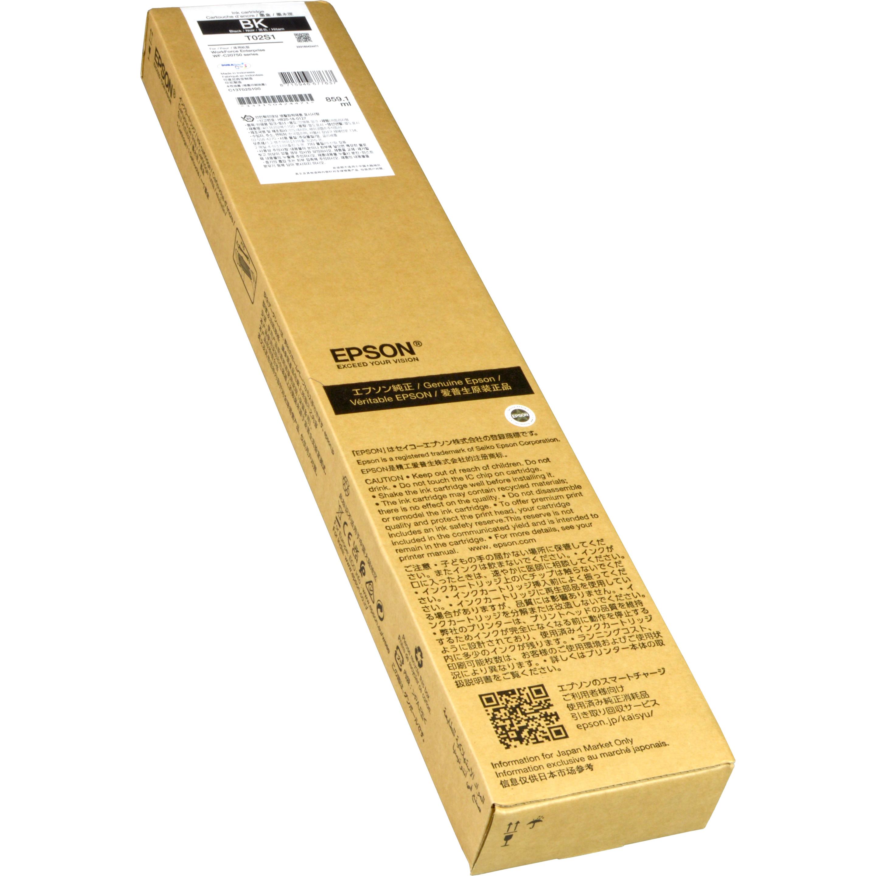 Thumbnail - Epson, Druckerpatrone, T02Q WorkForce Enterprise (BK)