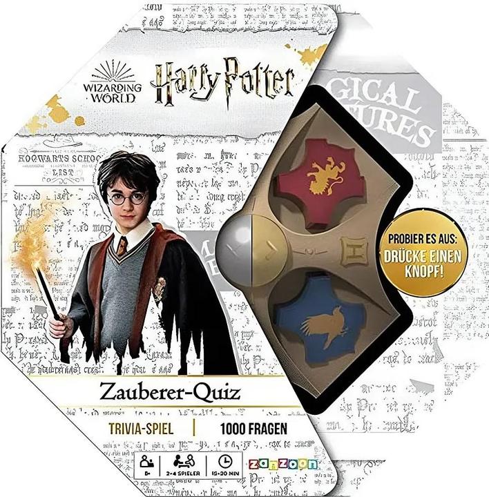 Produktbild Asmodée Harry Potter Zauberer-Quiz (Deutsch, 2 - 4 Spieler)