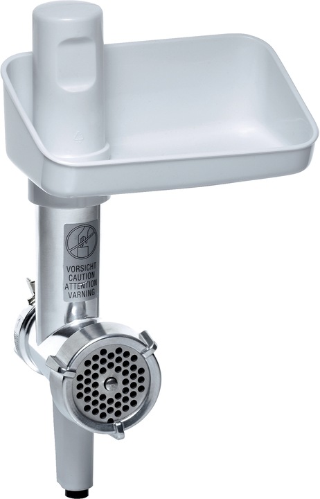Actual product image Bosch Hausgeräte Meat mincer attachment, tamper, stainless steel perforated disc 4.5 mm, MUZ5FW1