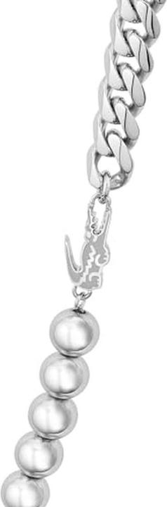 Actual product image Lacoste - Stylish steel necklace Orbe 2040335 (Stainless steel)