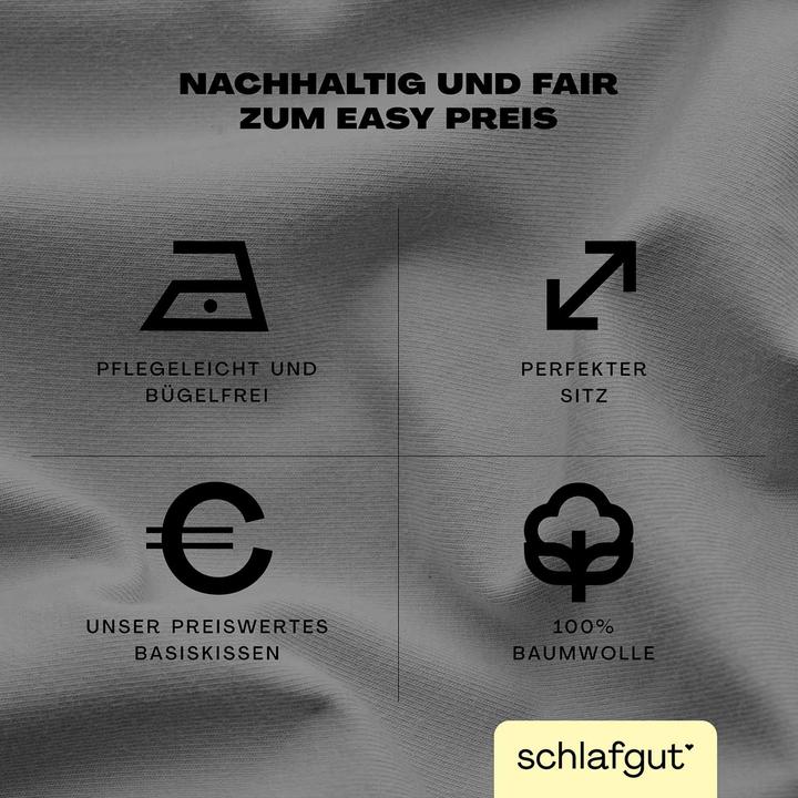 Immagine prodotto schlafgut Easy Jersey (Copricuscino, 70 x 90 cm)