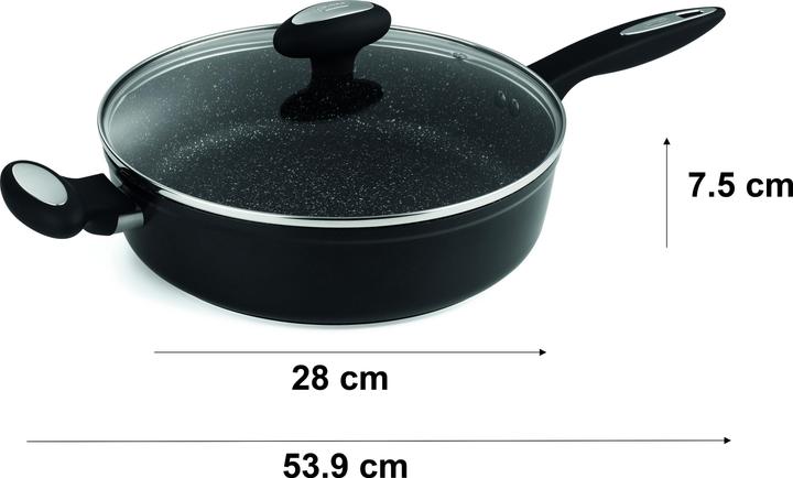 Produktbild Zyliss Bratpfanne Ultimate mit Glasdeckel 28 cm (28 cm, Bratpfanne, Aluminium)