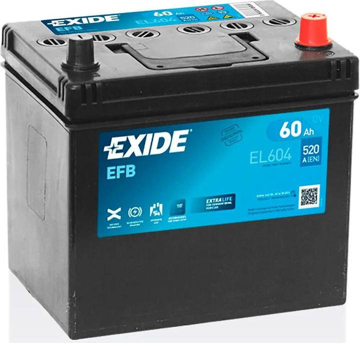 Actual product image Exide Start-Stop EFB (12 V, 60 Ah, 520 A)