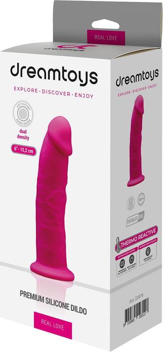 Produktbild Dreamtoys DREAM TOYS - Real Love Dildo DE 15,2 CM - Fucsia