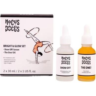 Universal Textiles, Gesichtsserum, Hocus Pocus Set Bright&Glow Show Off! Face Serum 30Ml + The One! Nourishing Oil 30Ml ...