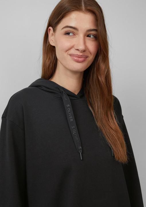 Image du produit S.Oliver Kleid Sweatkleid mit seitlichen Eingrifftaschen und Kapuze (34)