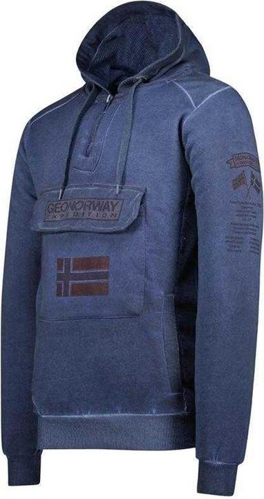 Produktbild Geographical Norway Gymclass – Sweatshirt mit Batik-Aufnäher (S)