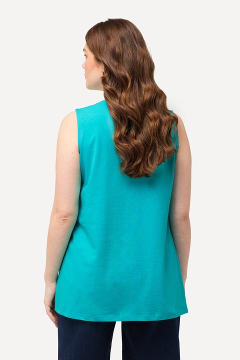 Actual product image Ulla Popken Essential V-Neck Stretch Cotton Tank (46, 48)