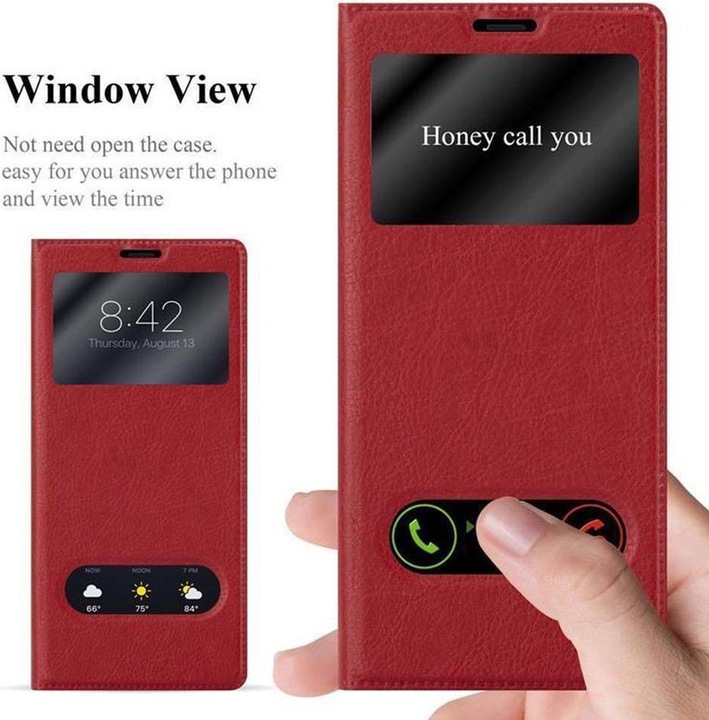 Produktbild Cadorabo Book mit View Doppelfenster Cover (Samsung Galaxy Note 8)