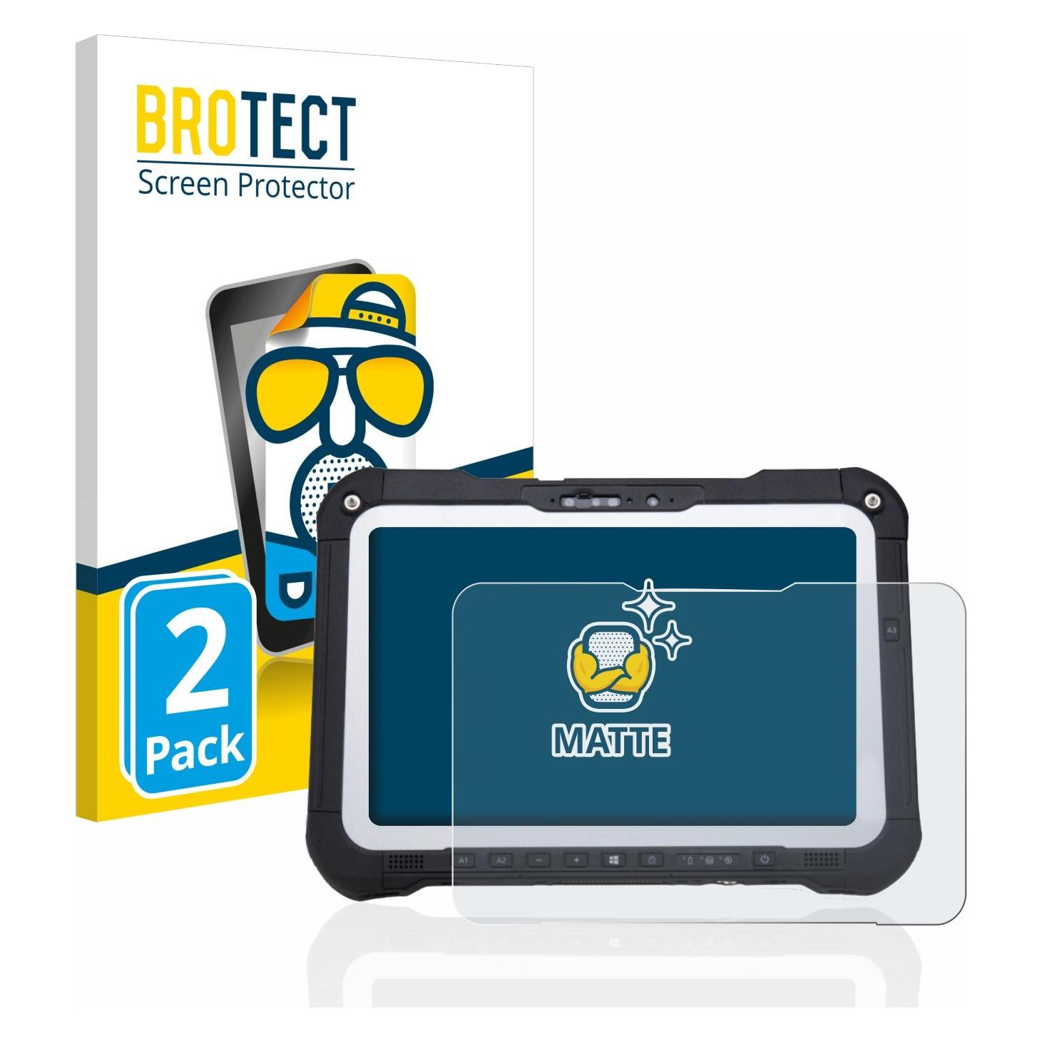 Brotect Entspiegelungs-Schutzfolie Displayschutz Matt (2 Stk.), Tablet Schutzfolie