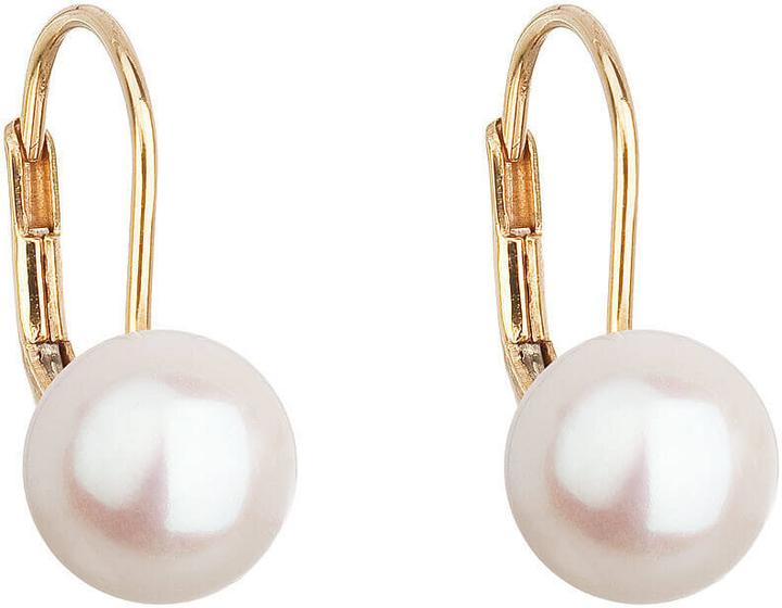 Produktbild Evolution Group Gold Pendant Earrings with True Pearls Pavon 921009.1 (L)