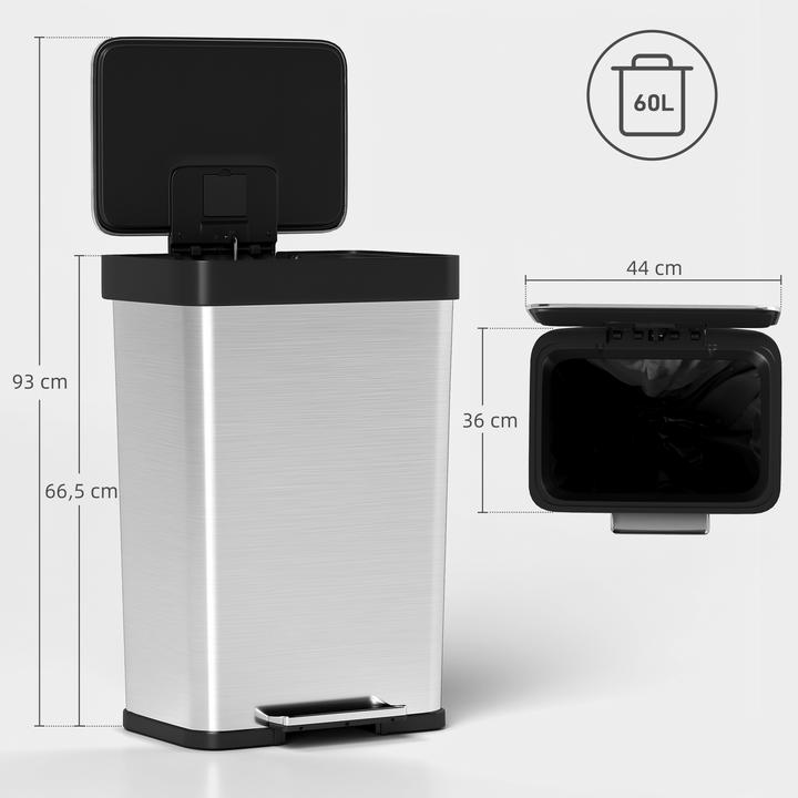 Produktbild Homcom Mülleimer (60 l)
