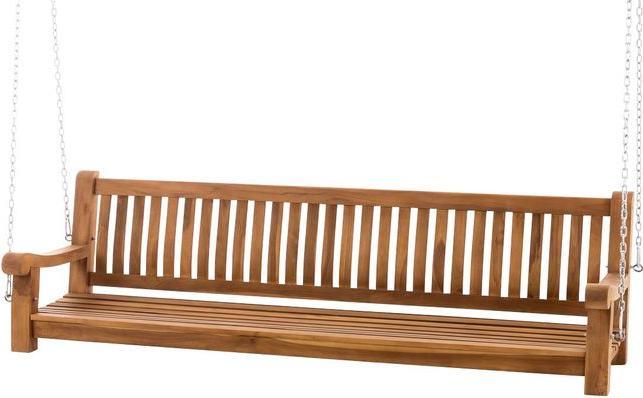 Immagine prodotto Swisshandel24 Panca a dondolo Joyce 220 cm, teak
