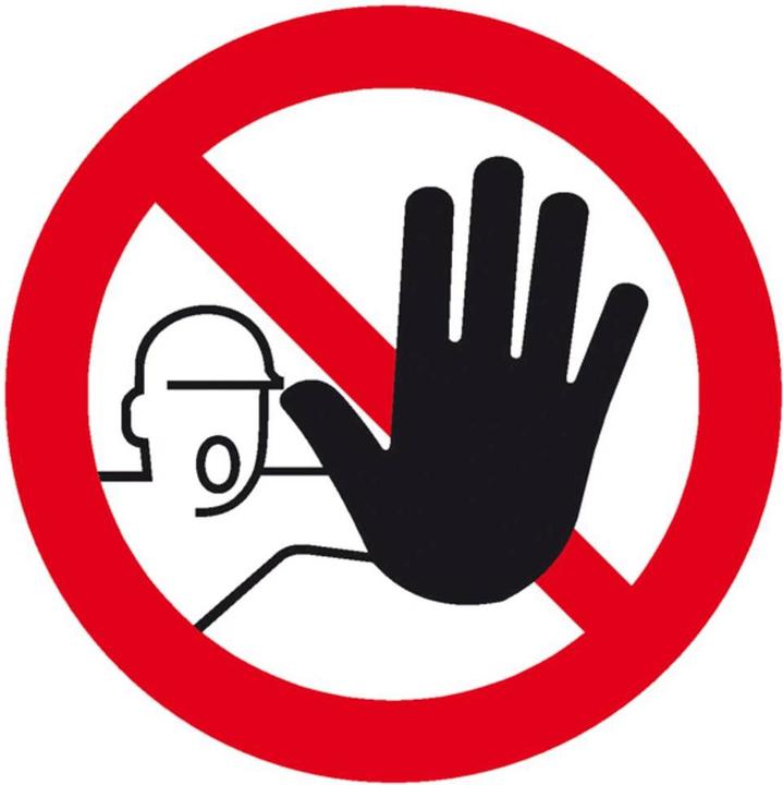 Produktbild SafetyMarking Verbotsschild Zutritt für Unbefugte verboten